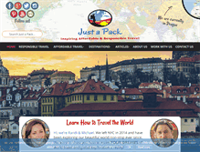 Tablet Screenshot of justapack.com